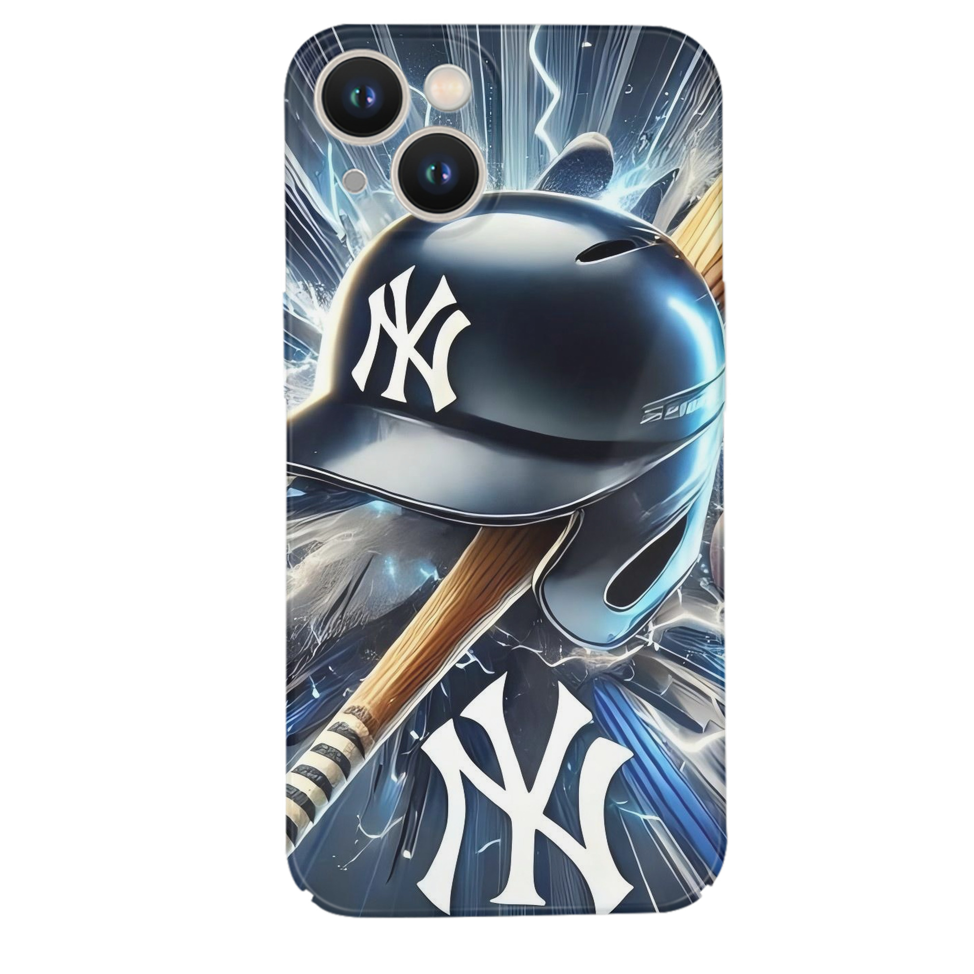 New York Yankees 264 IPhone 14 Series Full-Cover Hard Case – Shockproof With Raised Camera Protection – Precise Cutouts, Wireless Charging Compatible – Durable, Anti-Yellowing, Easy To Clean
